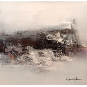 L'passo Benjamin, 18 x 18 Inch, Acrylic on Canvas, Abstract Paintings, AC-LPB-047 L'passo Benjamin, 18 x 18 Inch, Acrylic on Canvas, Abstract Paintings, AC-LPB-047